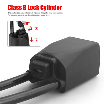 Verrouillage de Volant — Dispositif Anti-Vol Mécanique