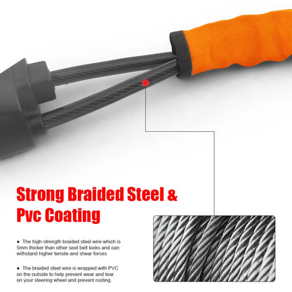 Verrouillage de Volant — Dispositif Anti-Vol Mécanique